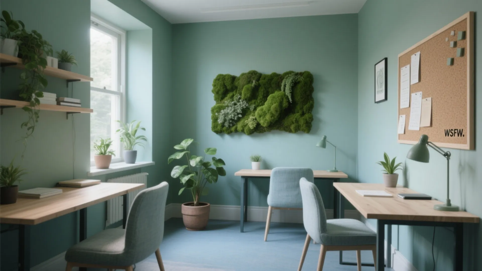 Biophilic Touches and Calming Color That Don’t Distract