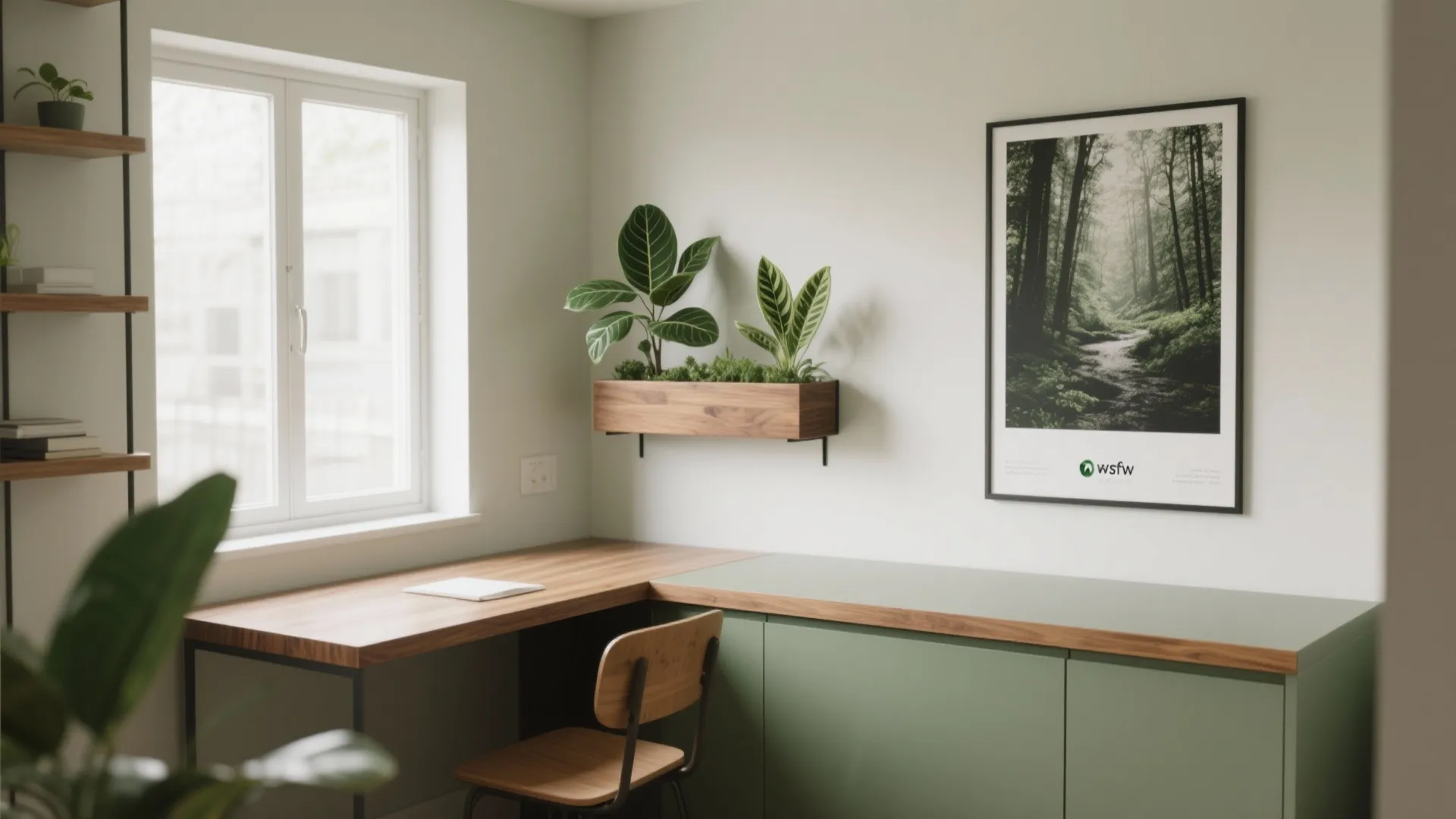 Biophilic touches for comfort and cognition