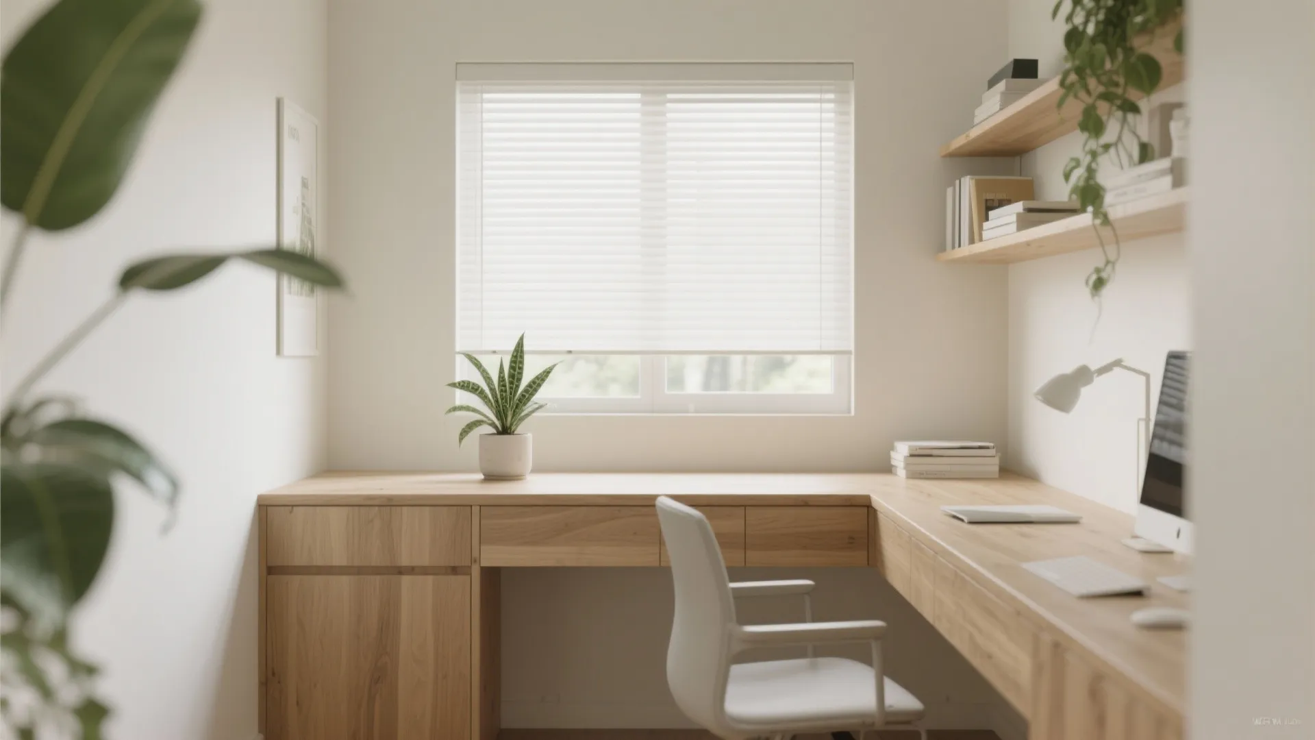 Biophilic Touches: Wood, Plants, and Daylight Tuning