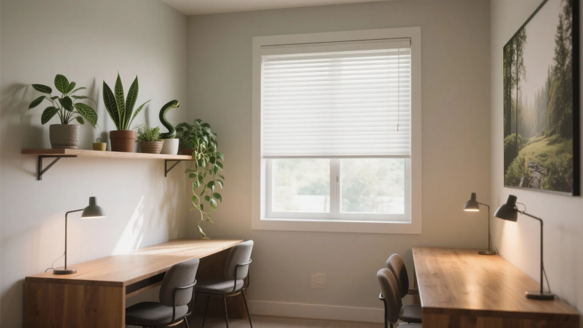 Biophilic Boost: Light, Green, and Air