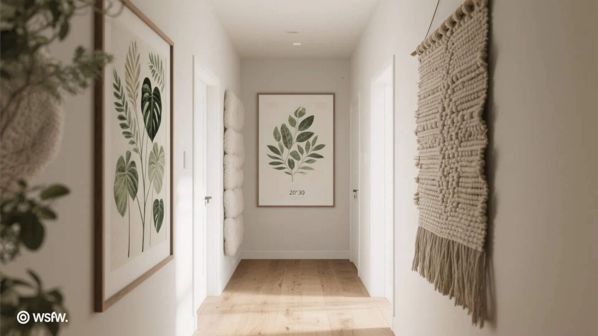 Texture & Biophilic Art: Calm the Corridor