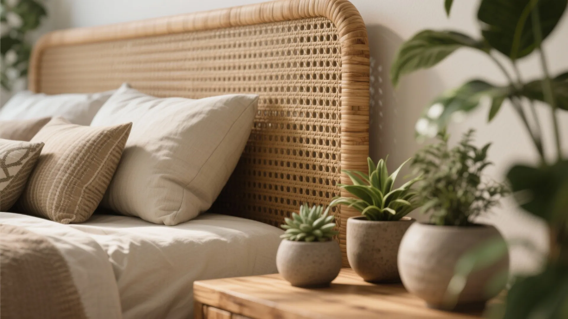 5. Bring the outside in with texture and plants