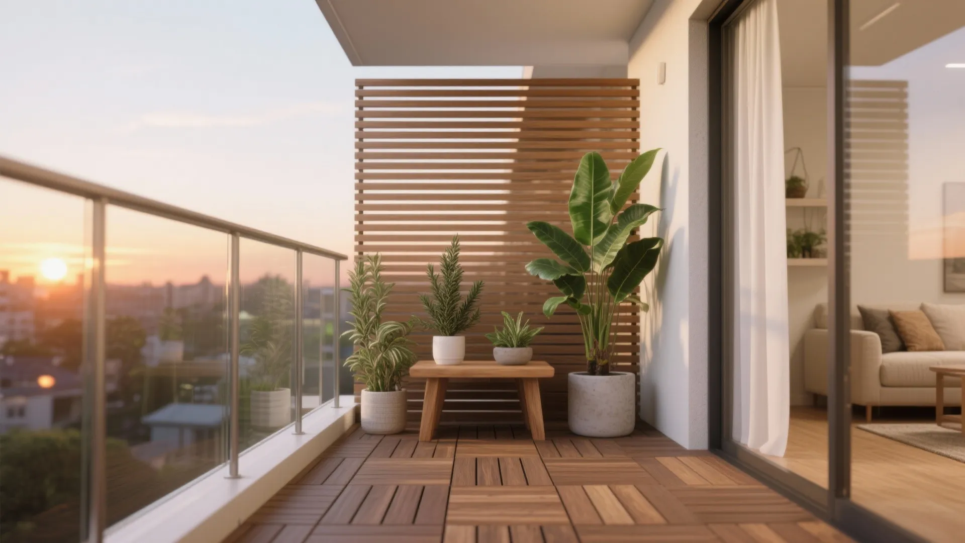 Warm Wood + Biophilic Layers