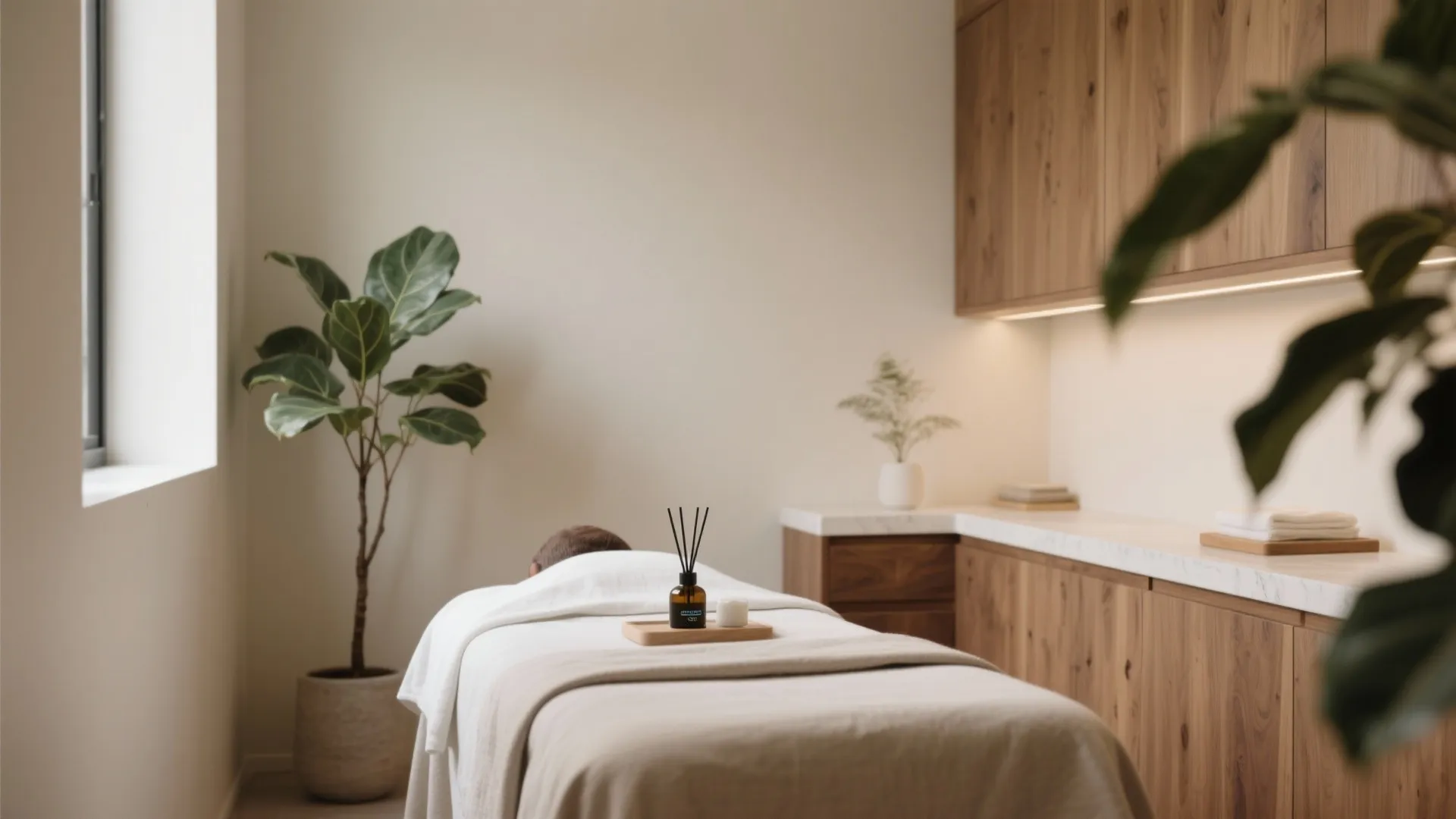 Biophilic Calm: Wood, Texture, Plants & Gentle Scent