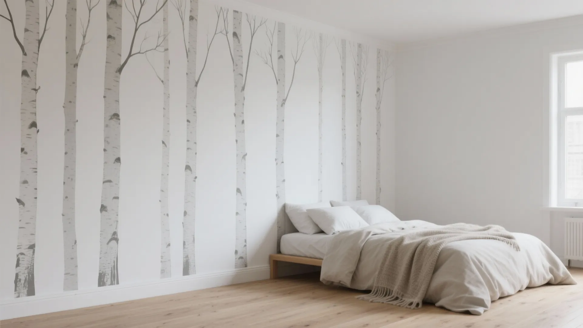 Scandinavian Birch Tree Pattern