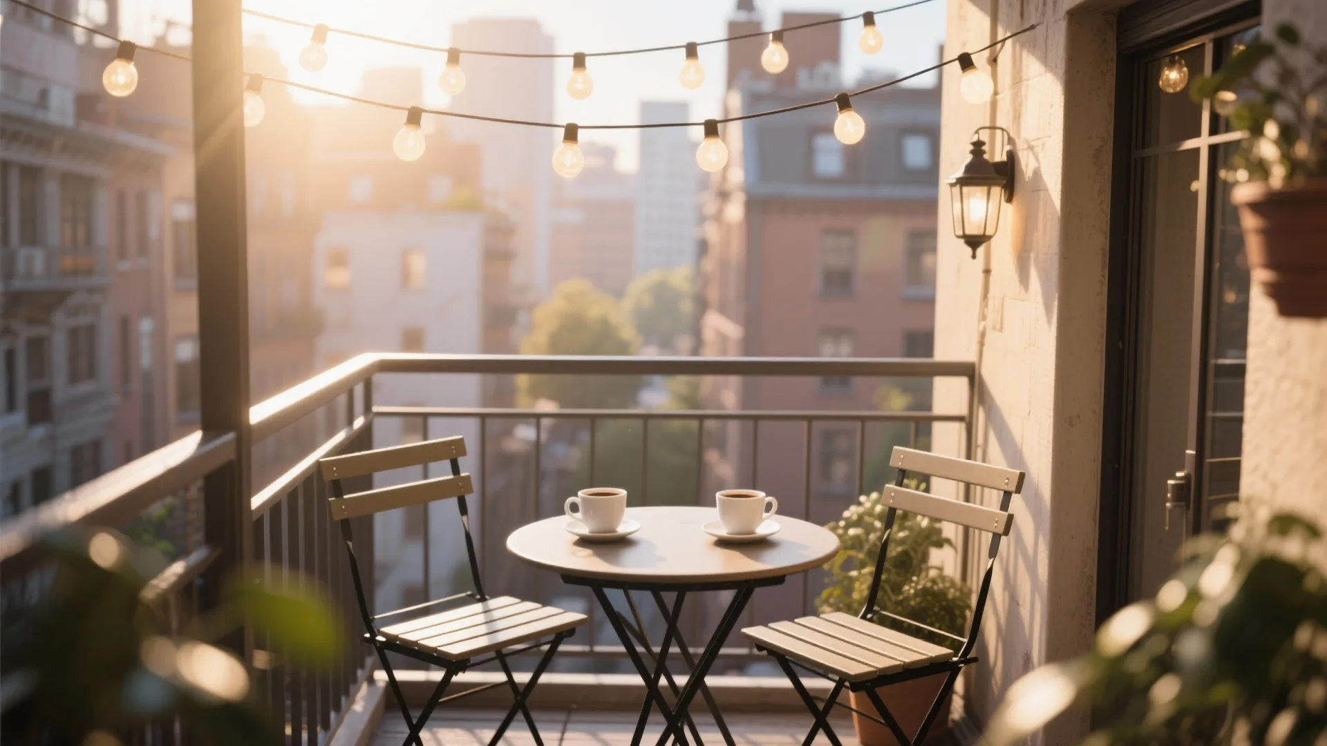 3. Bistro Set for Morning Coffee