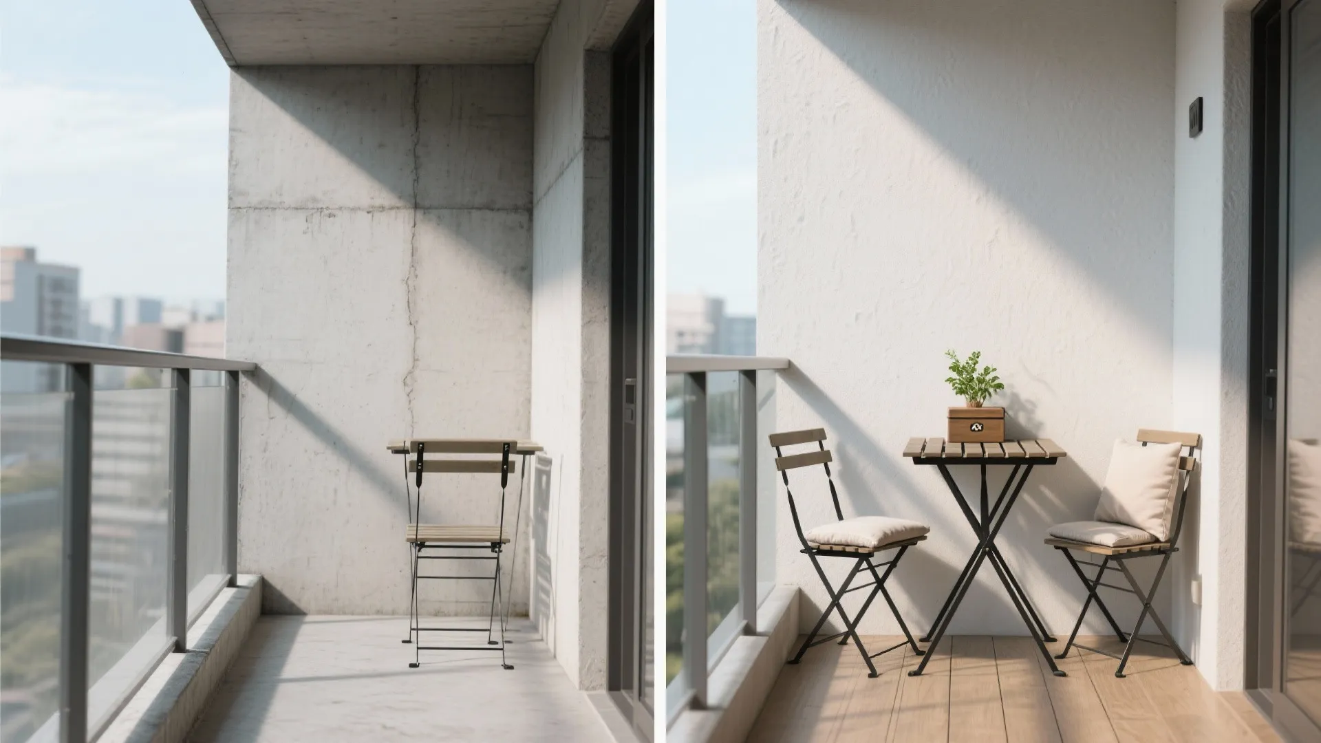 Compact Bistro Nook with Foldables