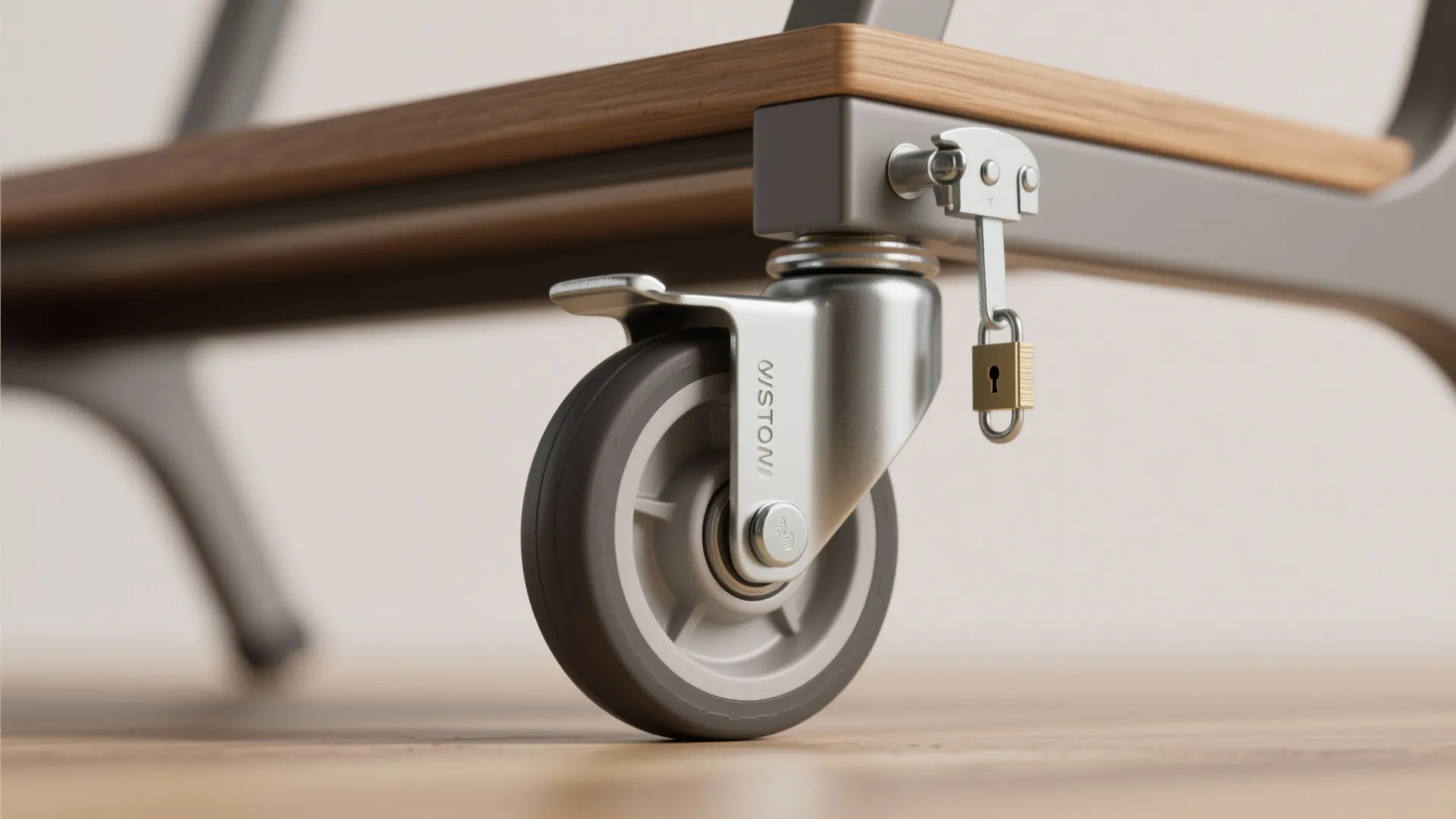 4. Folding bistro table on casters