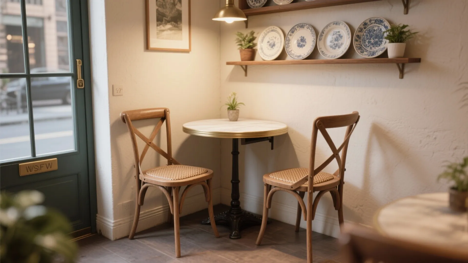 1. Embrace a cozy bistro corner
