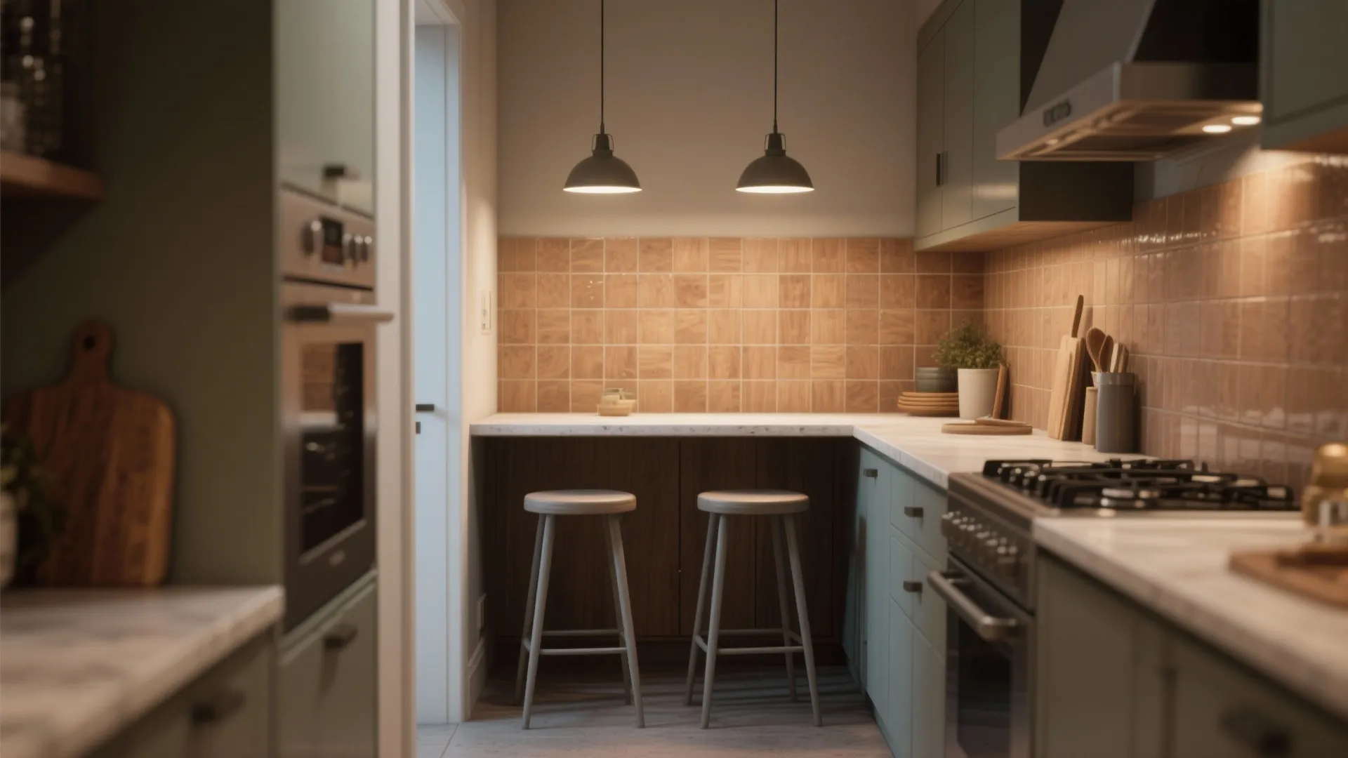 3. Narrow bistro set or counter-height duo — tiny but sociable