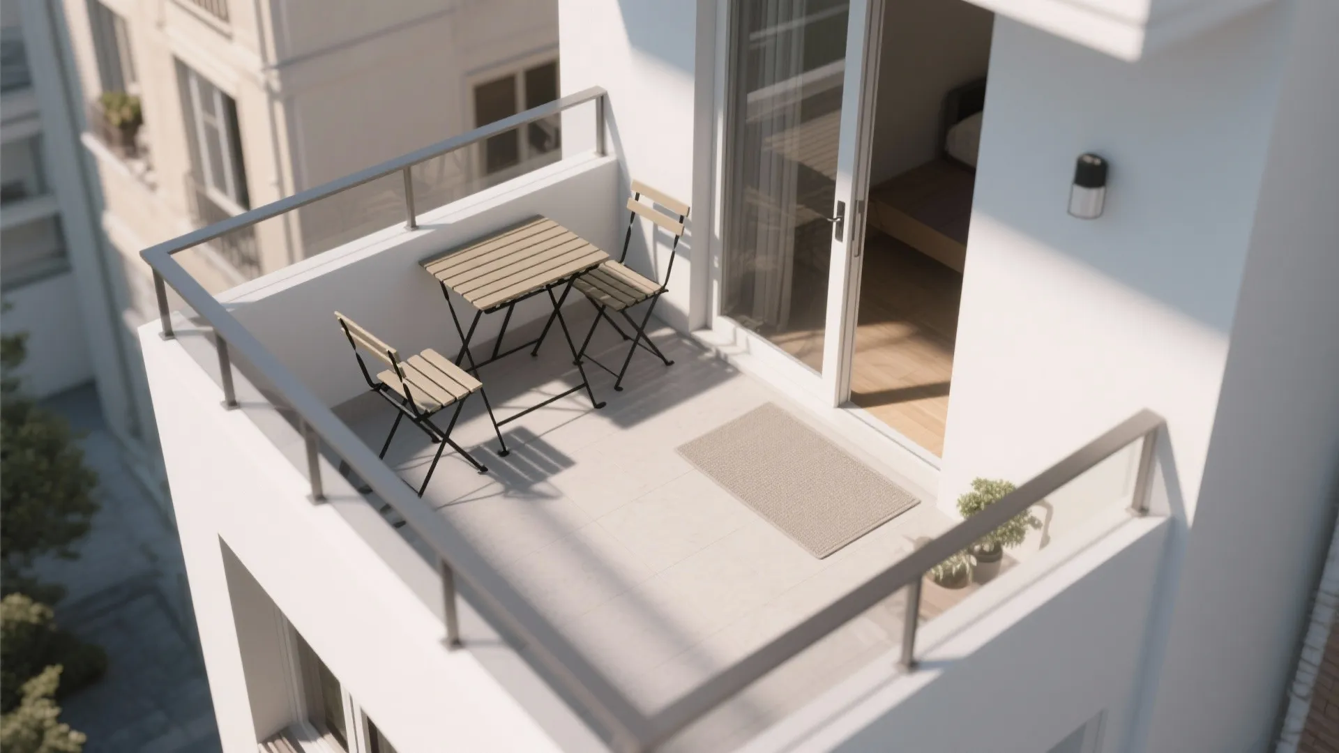 Compact Bistro + Folding Surfaces