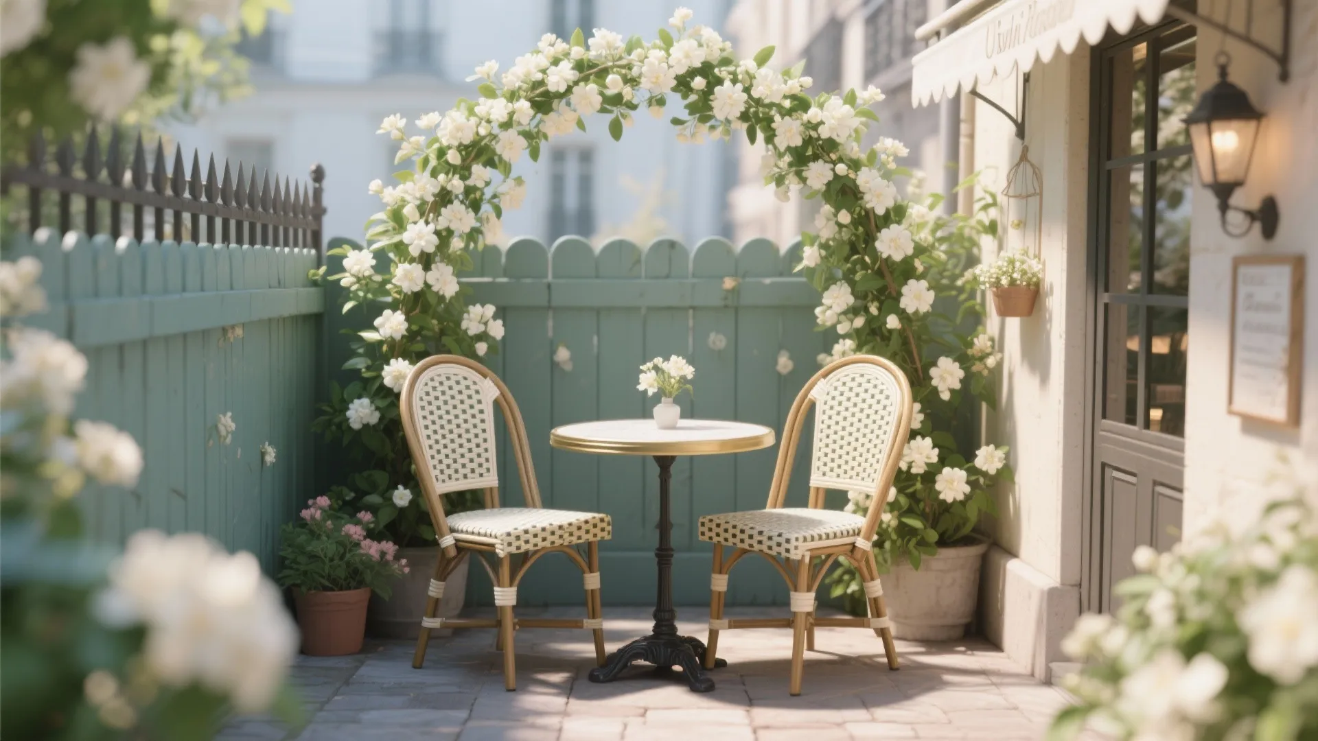 1. Bistro-Style Nook