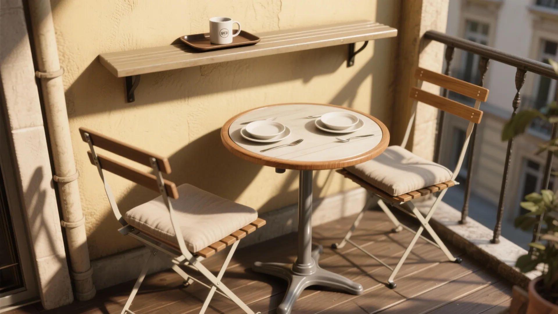 4. Compact dining sets and bistro tables