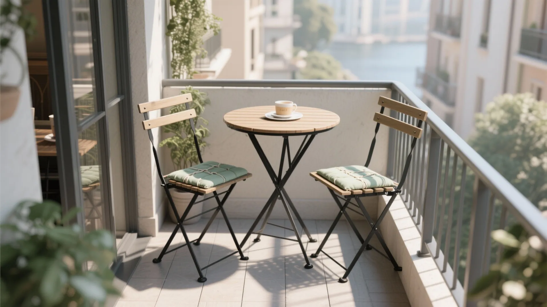 Petite Seating: Foldaway Bistro Comfort