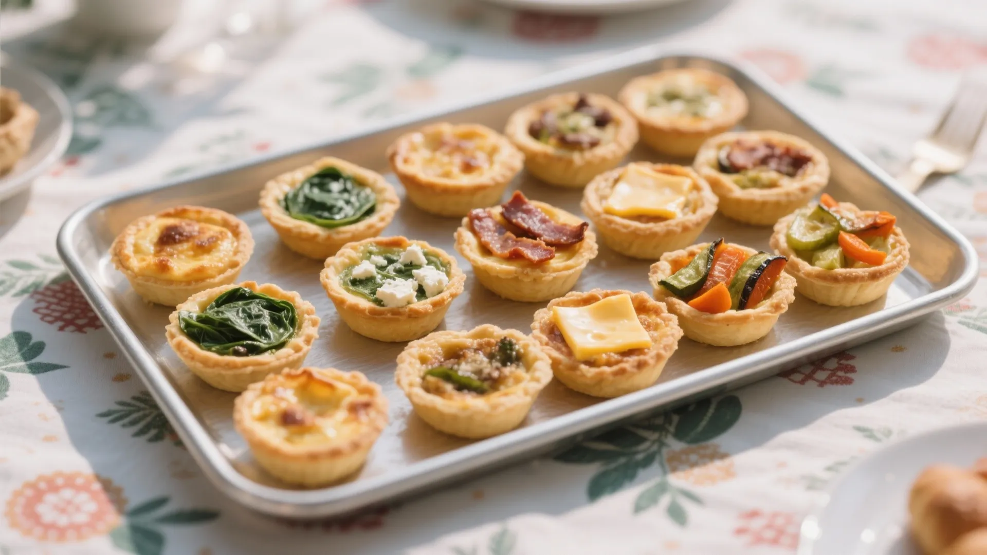 7. Bite-Sized Quiches