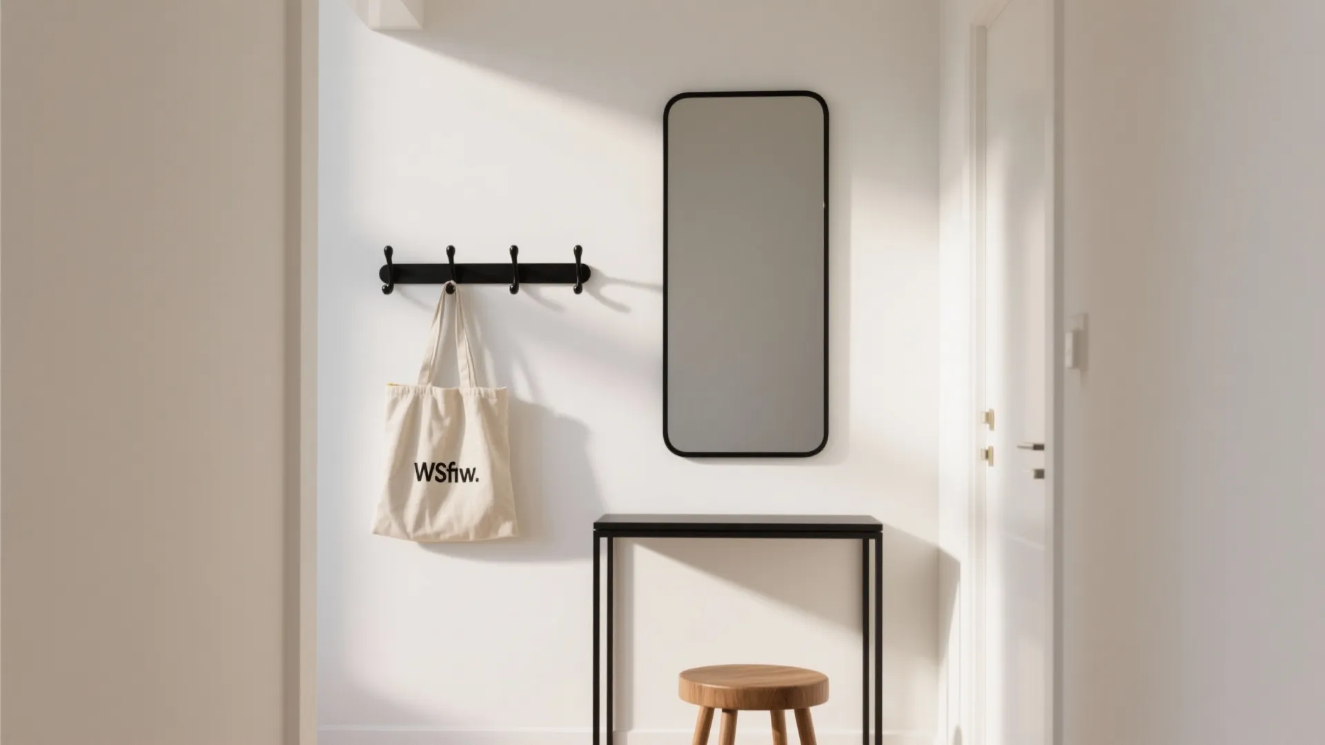 Black Accents To Ground The White