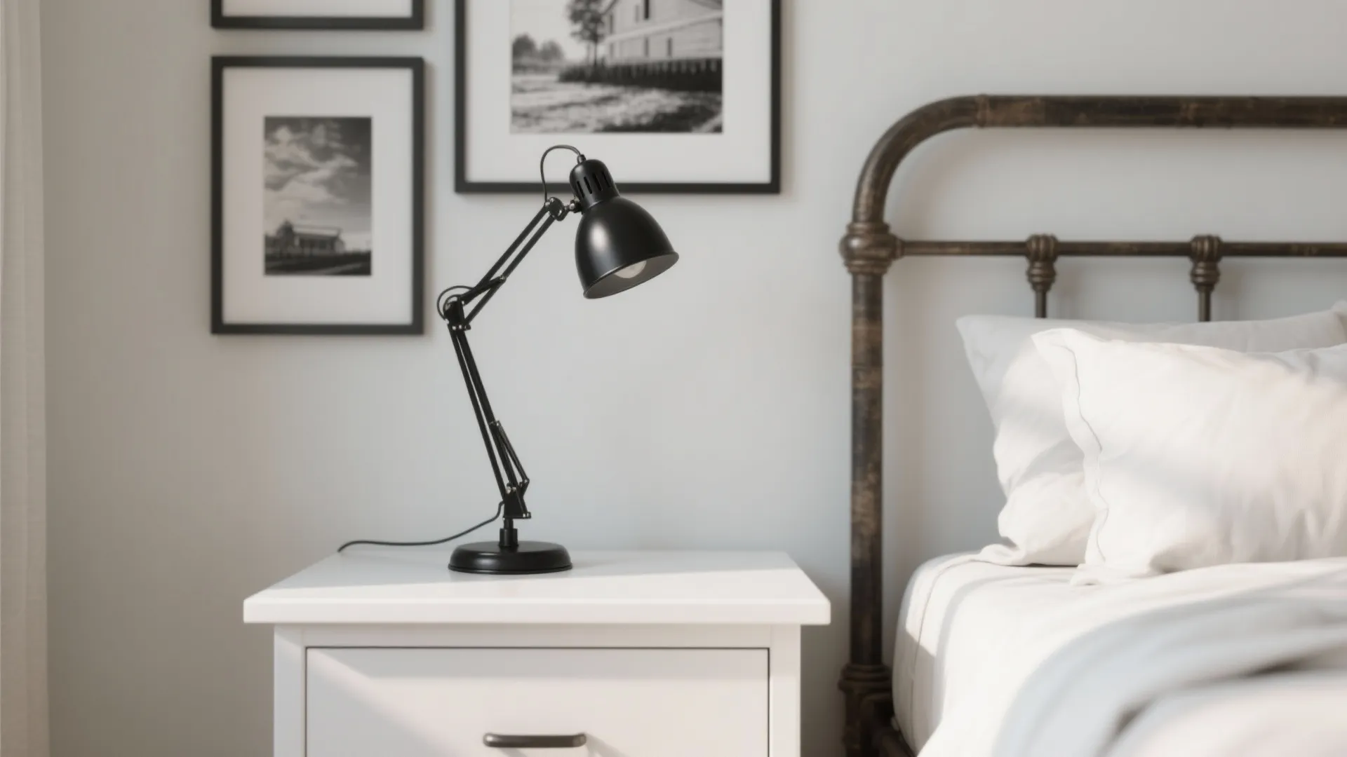 2. Black Accents for Graphic Contrast