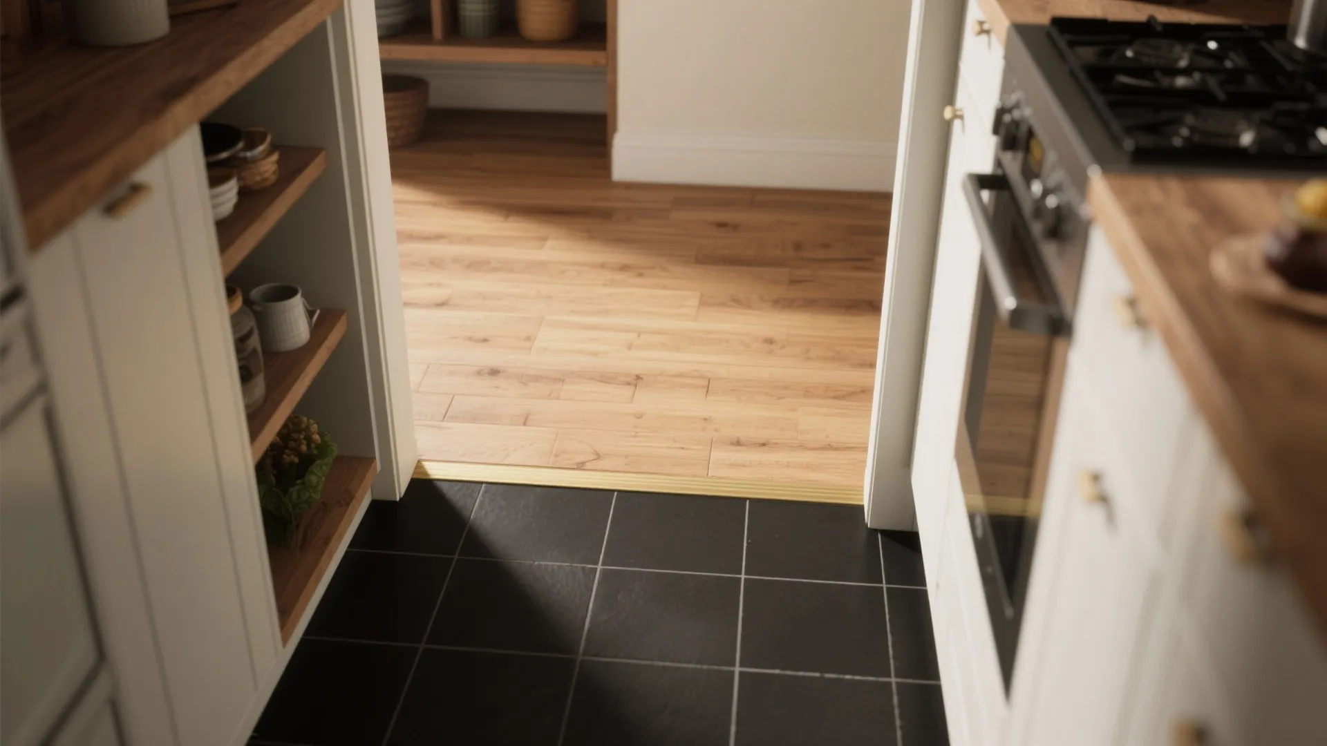 4. Mix with wood tones for warmth