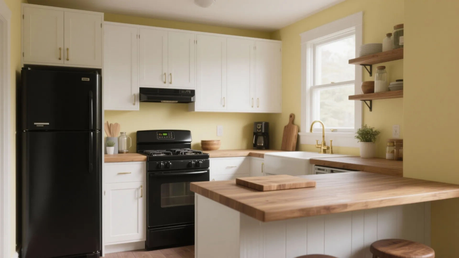 Bold Kitchen Color Ideas with Black Appliances: 5 practical kitchen color schemes that make black appliances look intentional and stylish