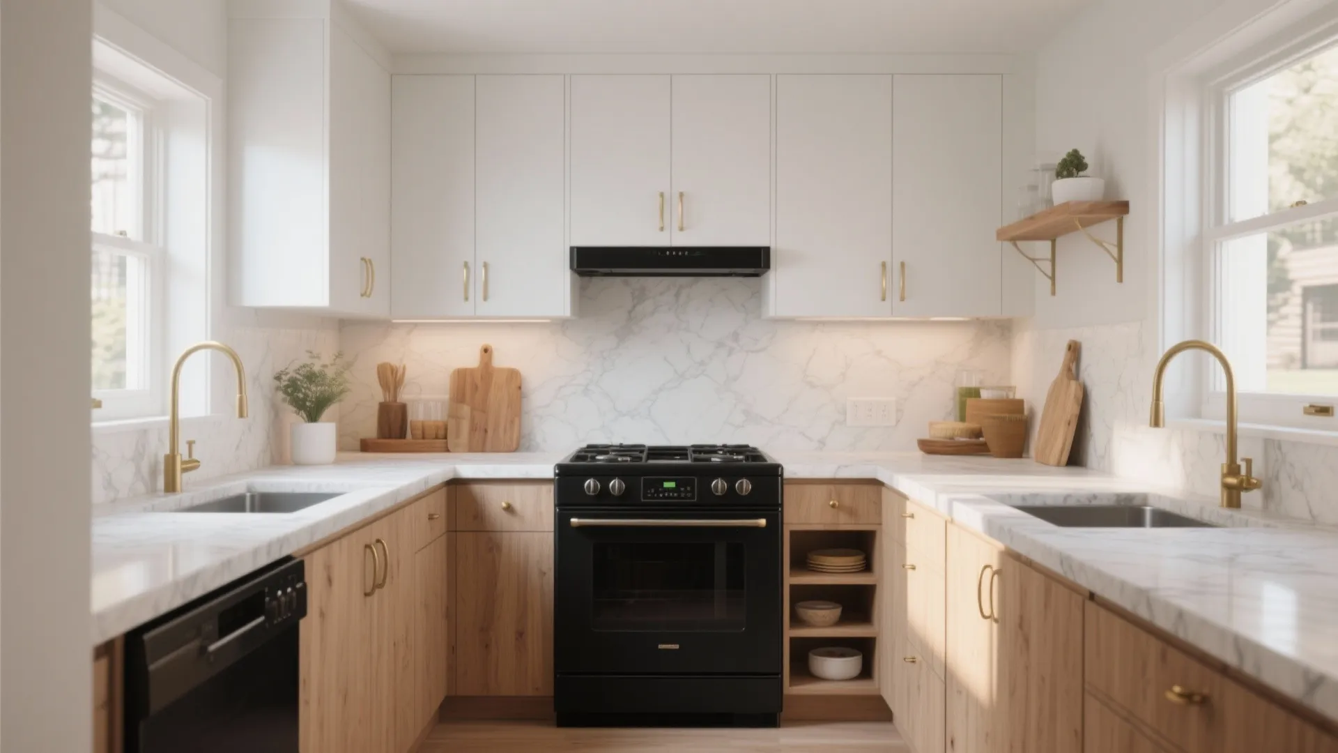 Black Appliances Kitchen Ideas — 5 Bold Inspirations: Small kitchens, big impact: 5 practical design inspirations for kitchens with black appliances