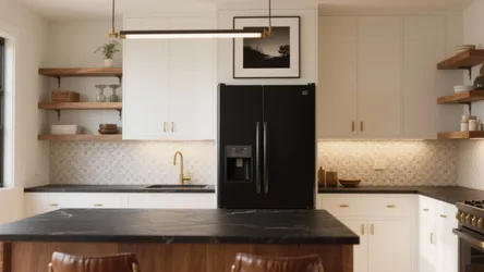 5 Bold Kitchen Ideas with Black Appliances