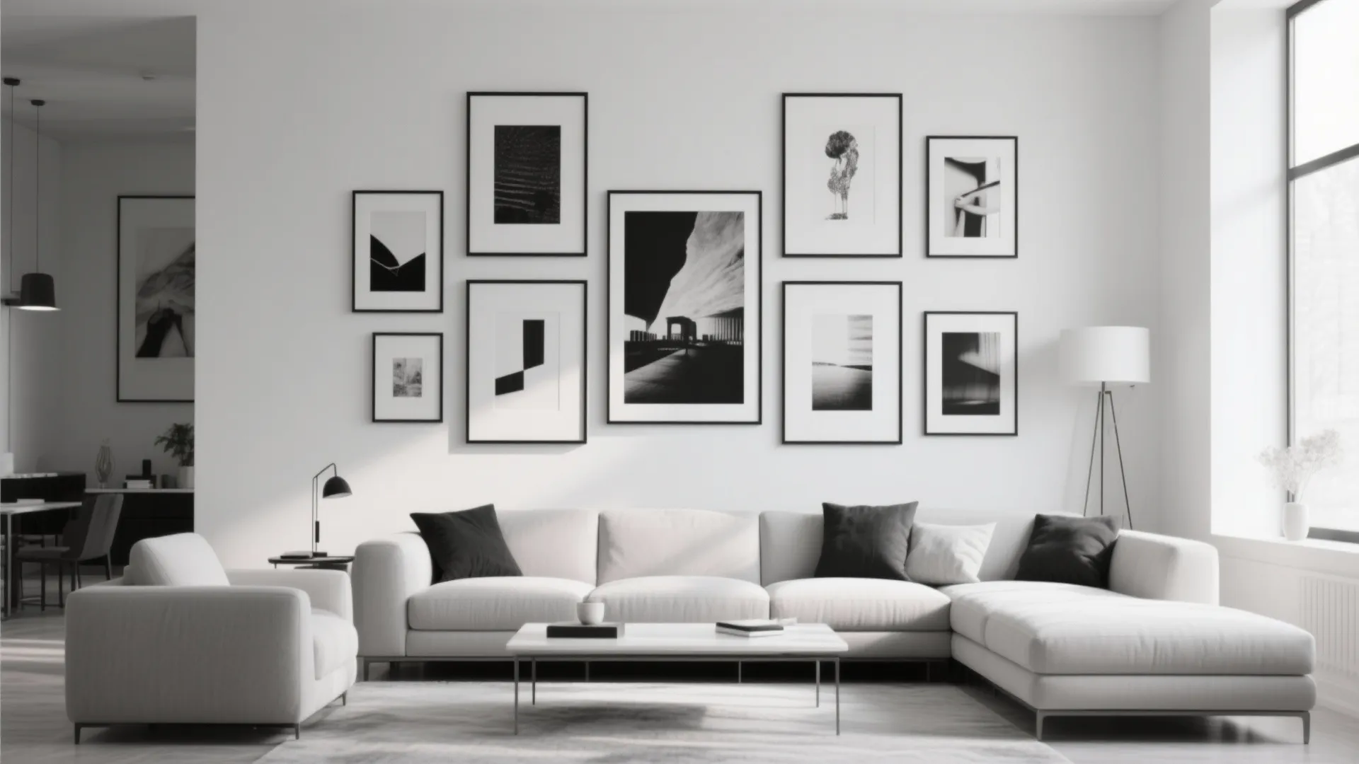 10. Curated Black Art Displays