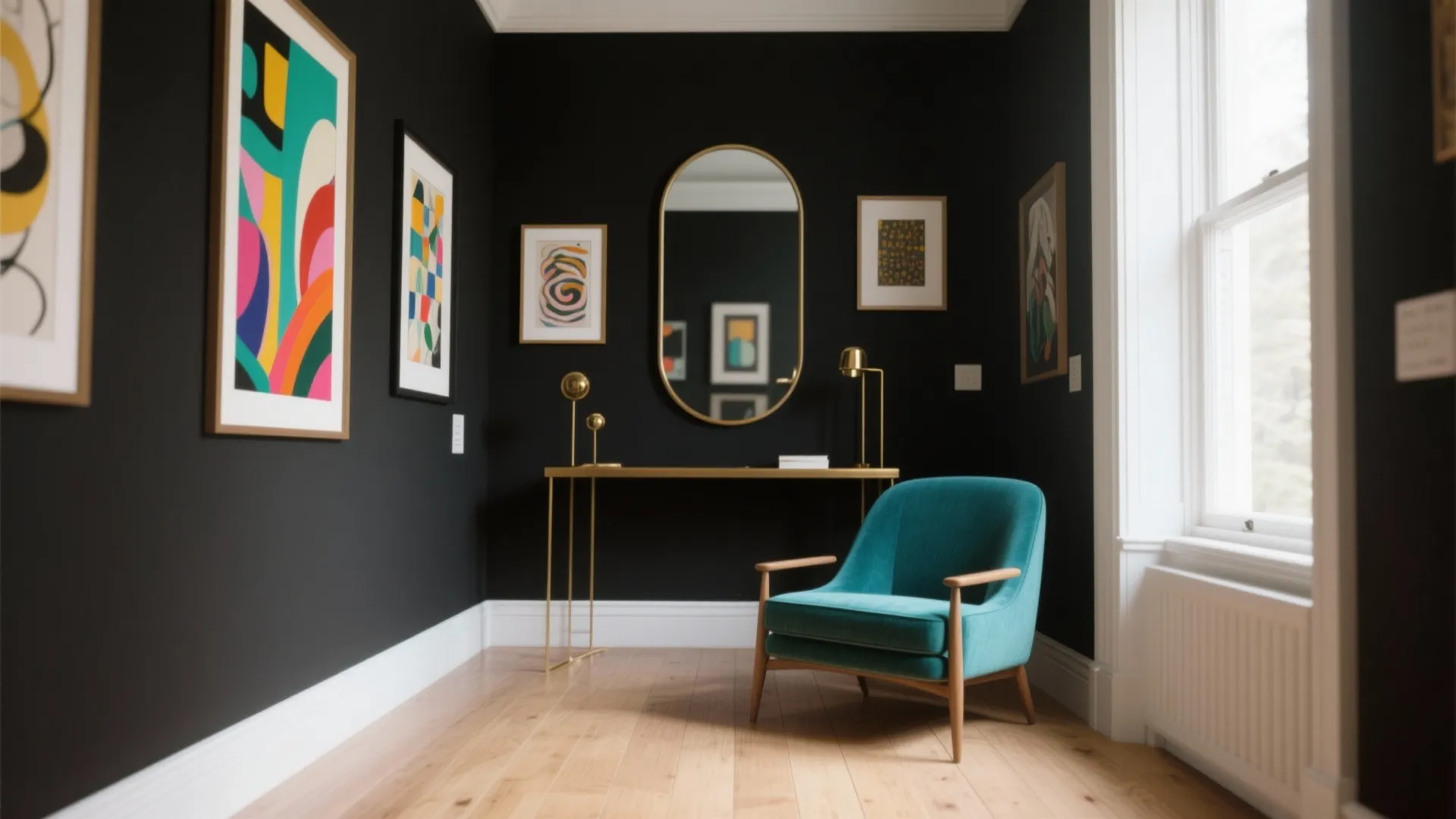 1. Use black as a backdrop, not a box