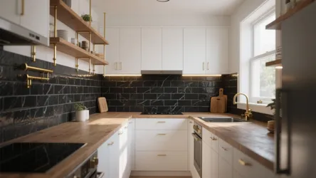 5 Black Backsplash Kitchen Ideas