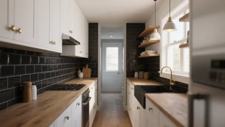 5 Bold Ideas for Black Backsplash Kitchens