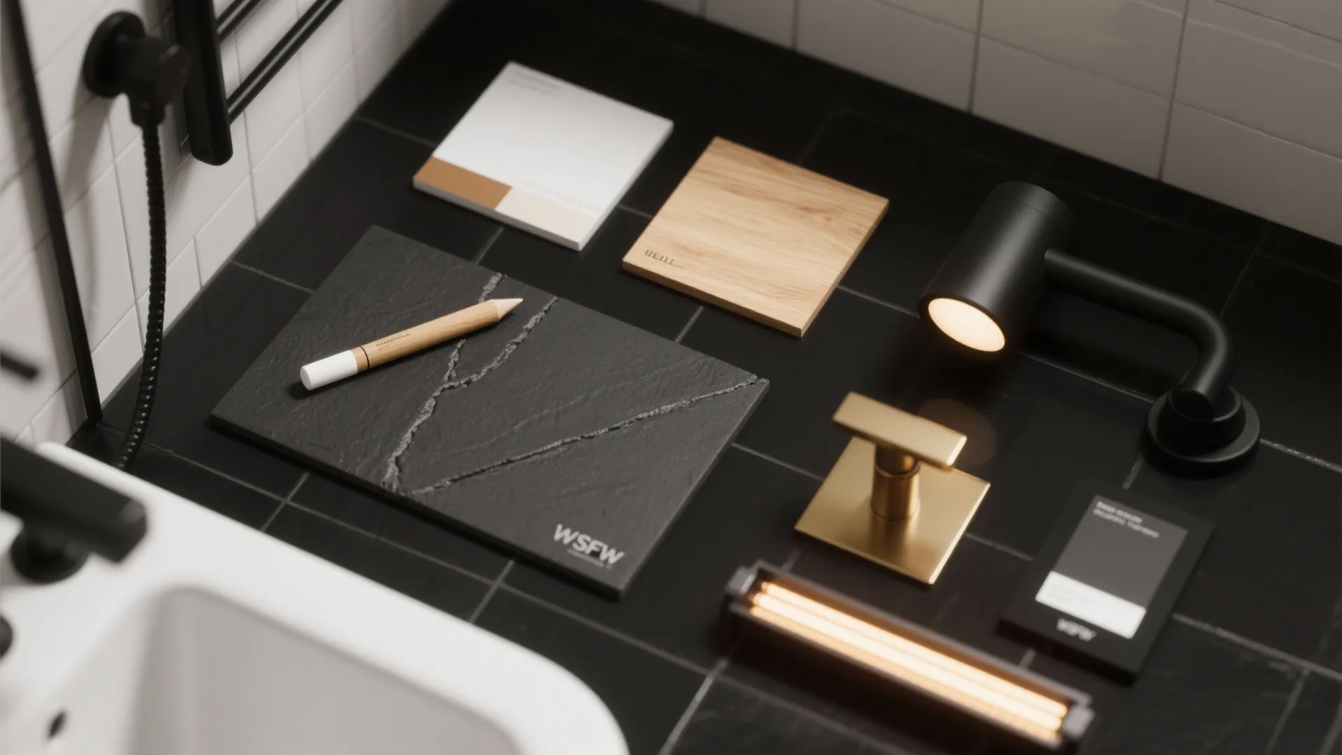 How to Balance Black Floors with Walls and Fixtures