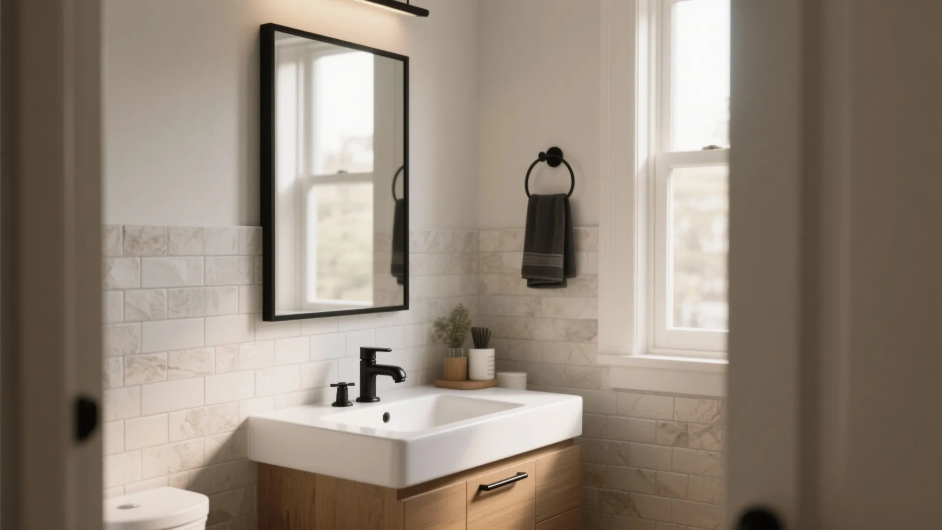5 Black Bathroom Hardware Ideas: Small tweaks, bold impact: five ways I use black bathroom hardware to transform tiny bathrooms