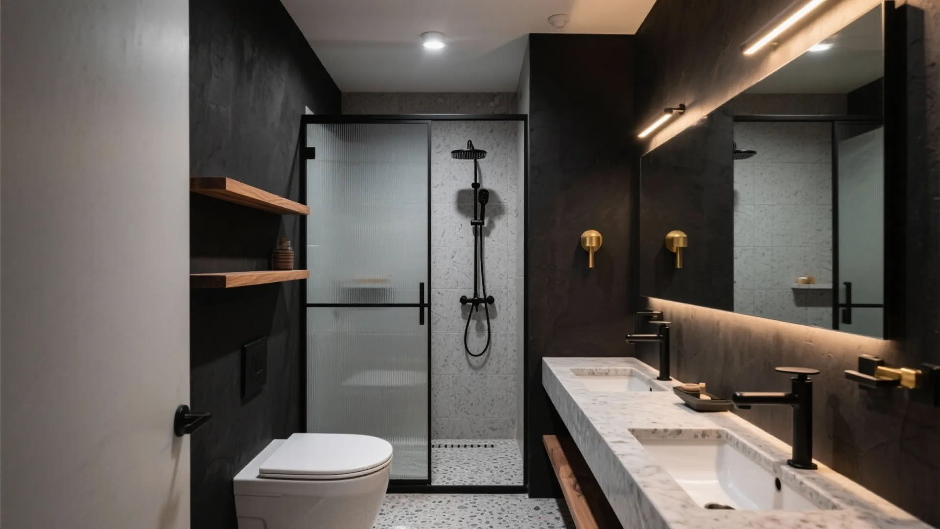 5 Black Bathroom Designs That Elevate Small Spaces: A senior interior designer’s friendly guide to moody, modern, and practical black bathroom designs—complete with real pros, cons, tips, and budget notes for small homes.
