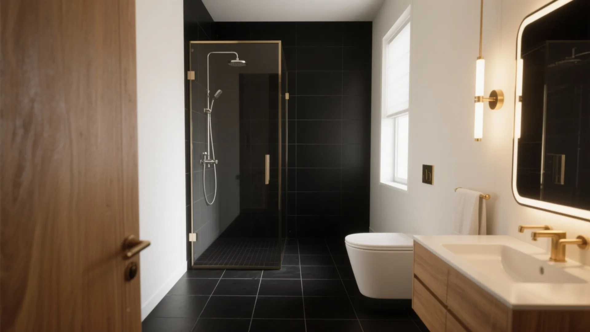 Black Bathroom Floor Tiles: 5 Ideas I Swear By: Small bathrooms, big creativity—5 expert-backed black tile strategies that look luxe and live easy