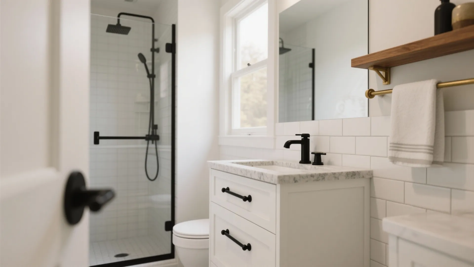 5 Black Bathroom Handle Ideas That Transform Small Spaces: Practical inspiration and real-world tips from a senior designer for using black bathroom handles in compact bathrooms
