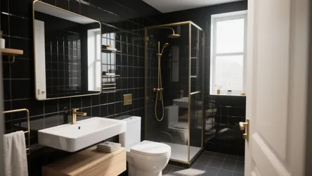 Black Tile Bathroom: 5 Smart Ideas That Shine