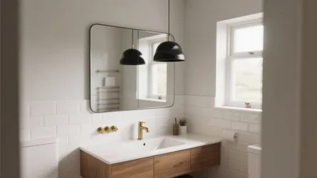 5 Bold Black Light Fixture Ideas for Small Bathrooms