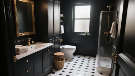 5 Bold Ideas for Black Painted Bathroom Cabinets