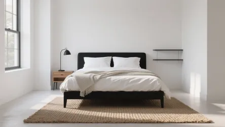 5 White Bedroom Ideas with Black Furniture