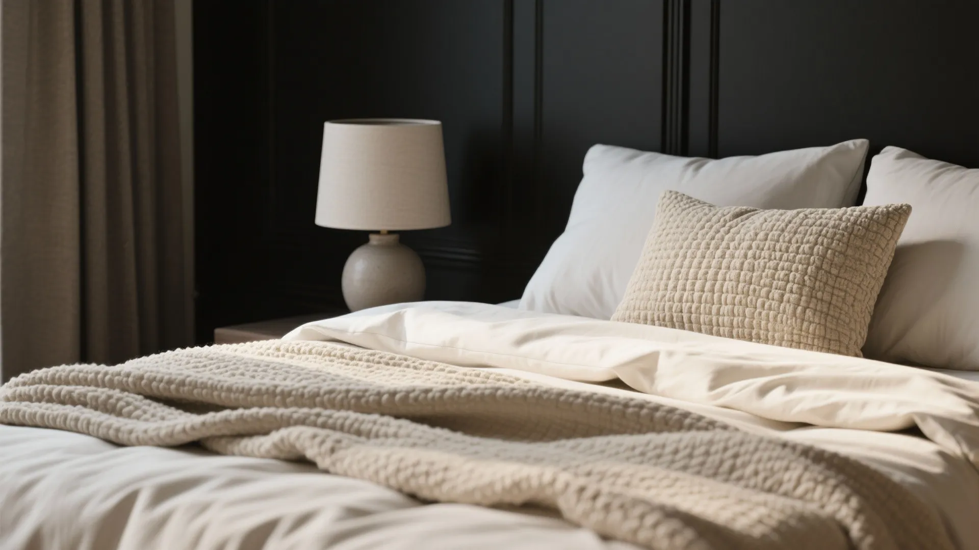 1. Moody Monochrome with Layered Textures