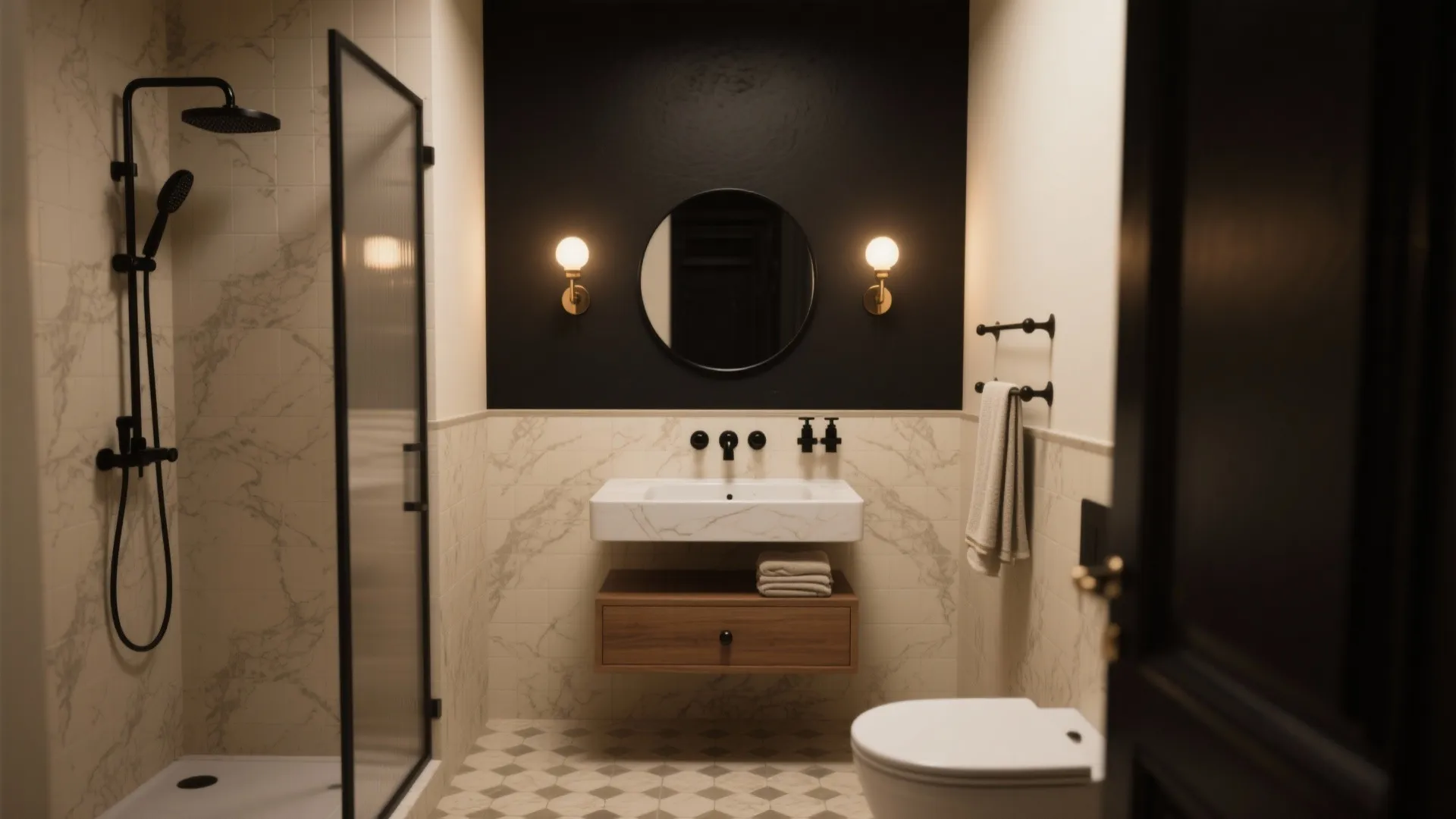 Black Beige Bathroom Ideas — 5 Inspired Looks: Stylish small-bathroom solutions mixing black and beige with practical tips from a decade of design