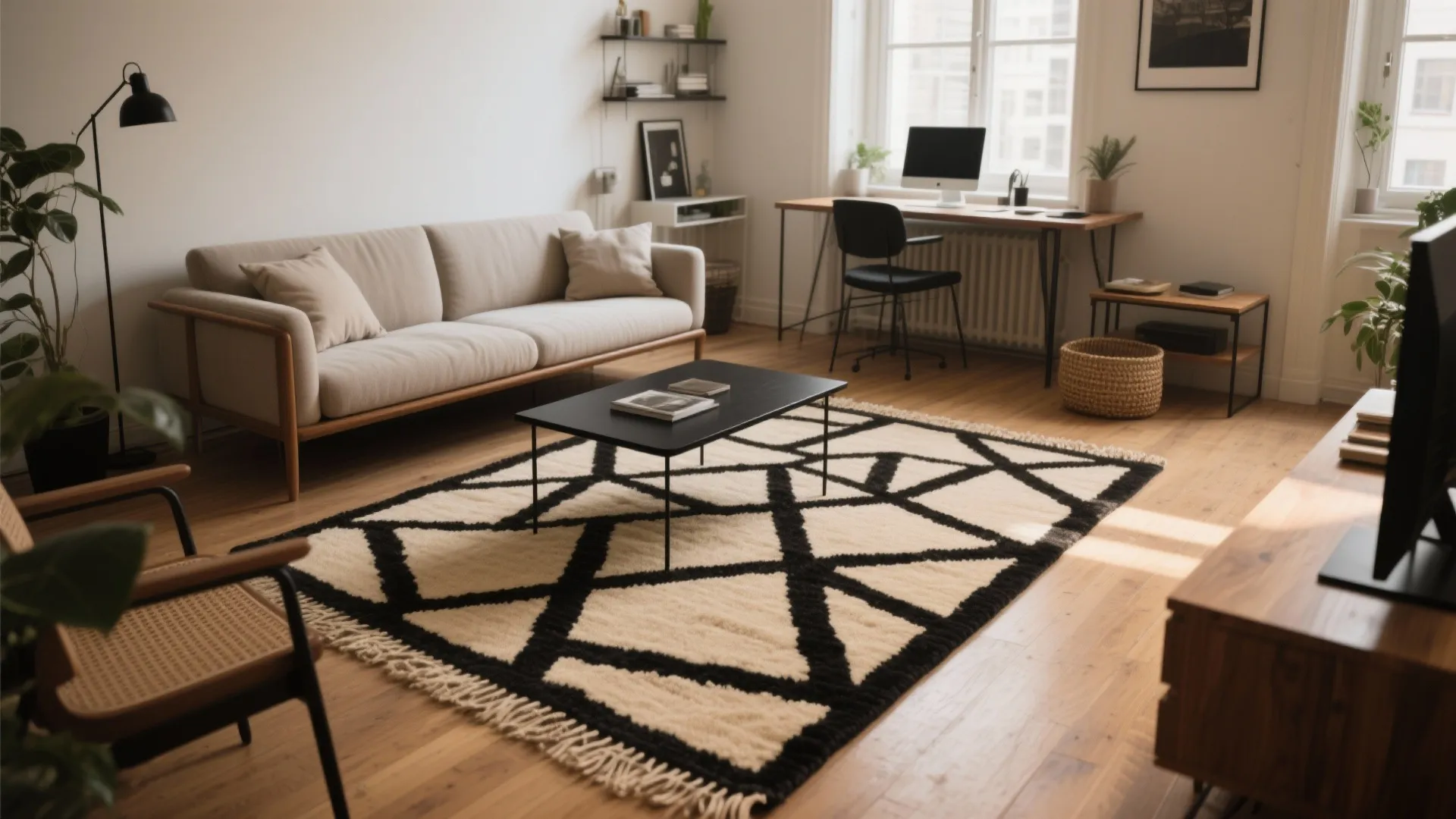 5 Black and Beige Rug Ideas for Small Living Rooms: Smart, stylish ways I’ve used black and beige rugs to expand, ground, and enliven tight living rooms