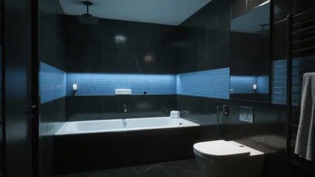 5 Black and Blue Bathroom Decor Ideas