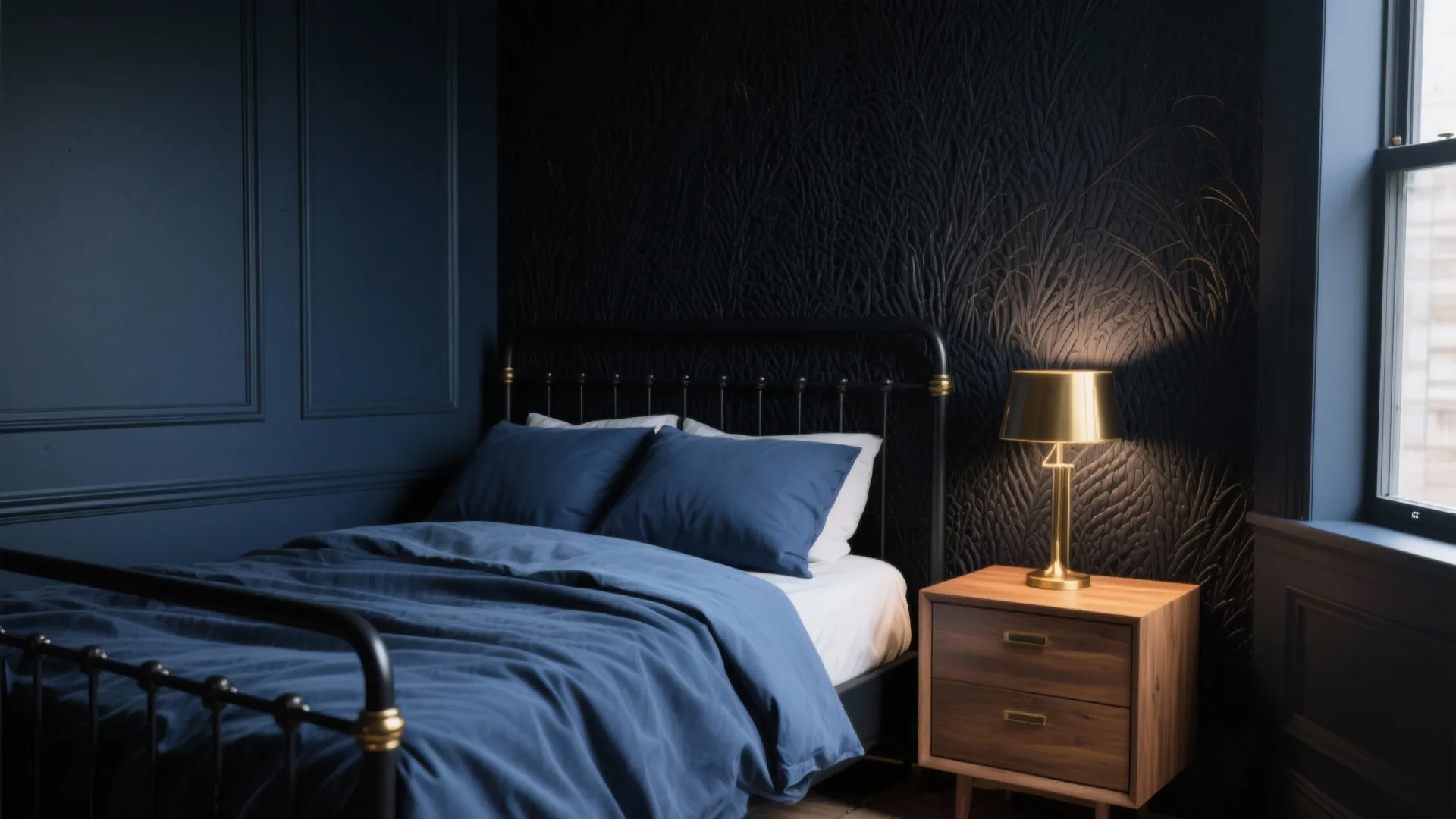 Bold Black & Blue Bedroom Ideas: 5 creative black and blue bedroom design ideas from a 10-year interior designer