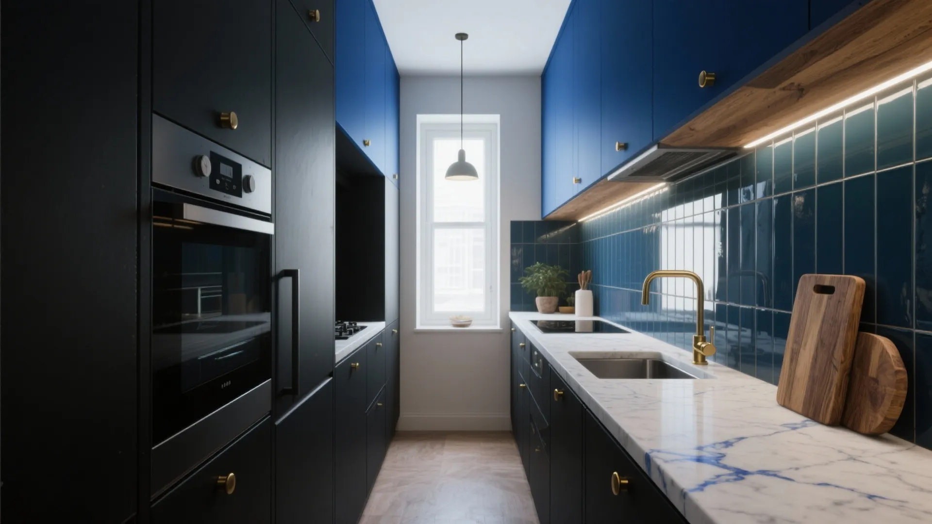 Black and Blue Kitchen: 5 Bold Small-Space Ideas: How I turned tight kitchens into dramatic black-and-blue statements with practical tricks and real project stories