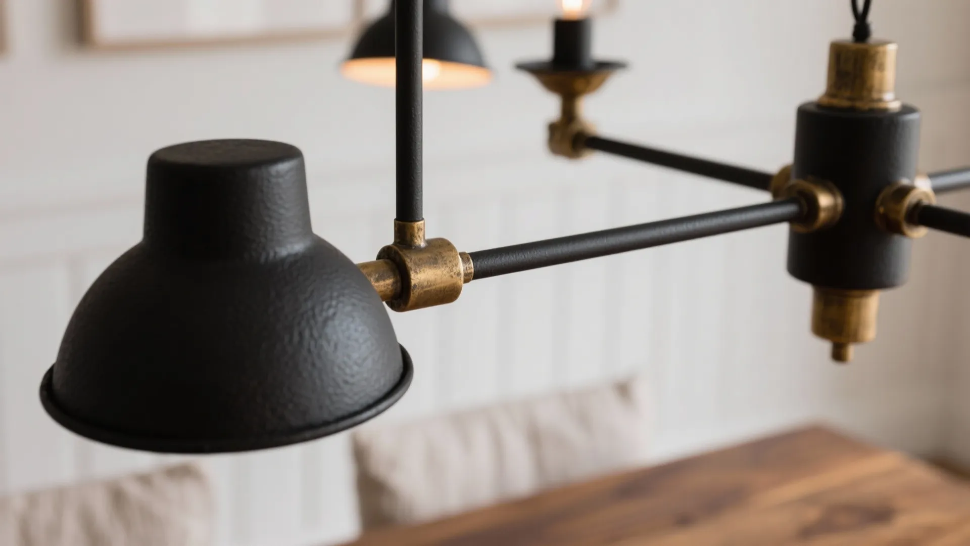 4) Matte Black or Aged Brass (contrast that defines the zone)