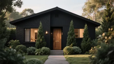Brick House Painted Black: 5 Ideas