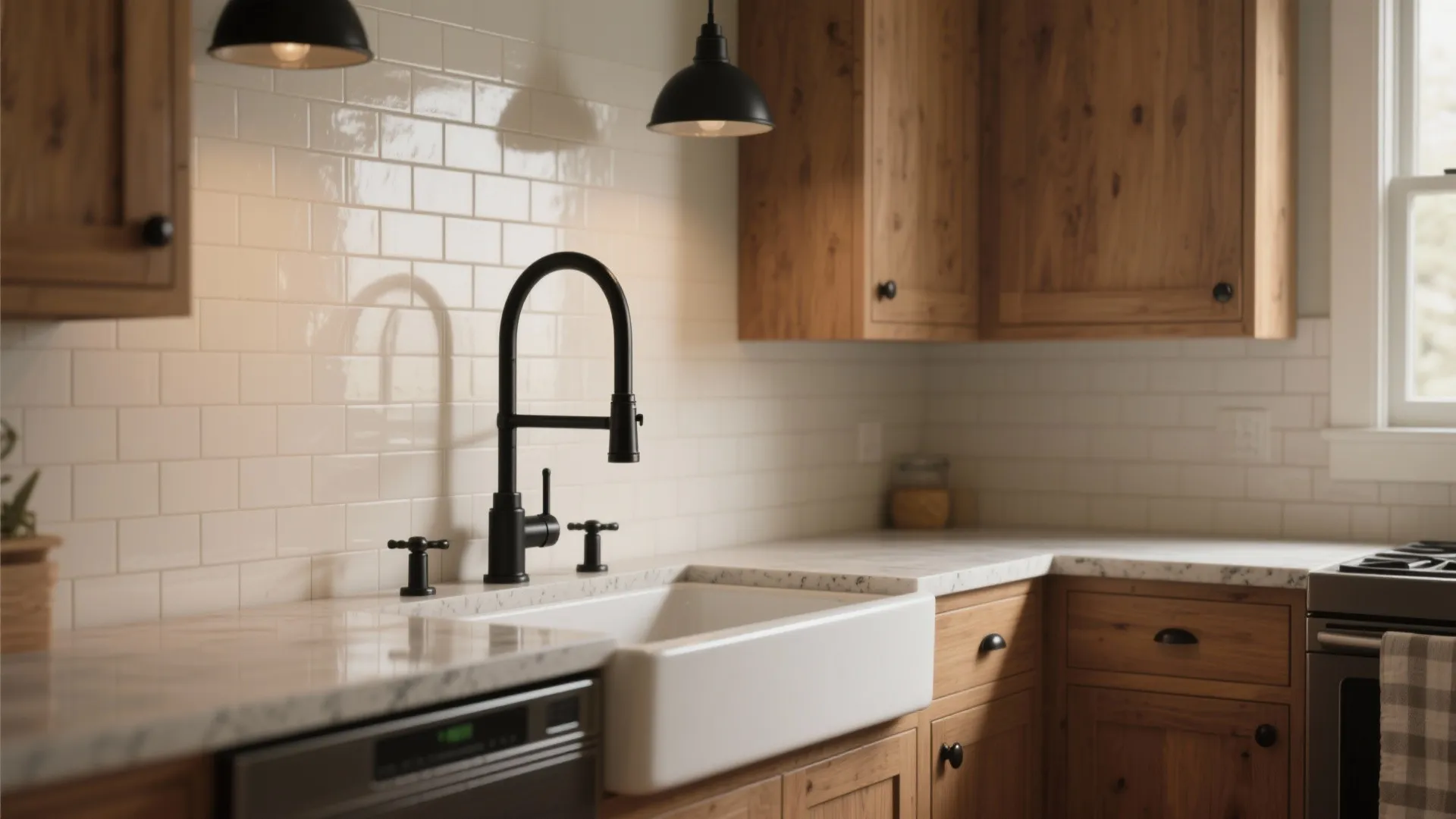 5 Smart Ideas for a Black Bridge Kitchen Faucet: Creative small-space kitchen tips and layout ideas featuring the black bridge faucet trend