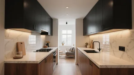 Black & Brown Kitchen Cabinets: 5 Small-Space Ideas