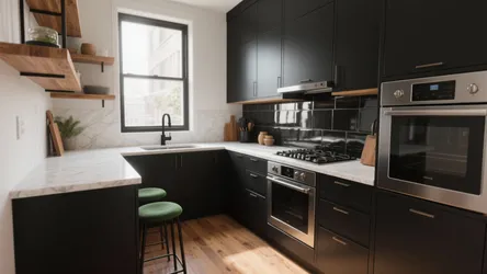 5 Bold Ideas for Black Kitchen Cabinets