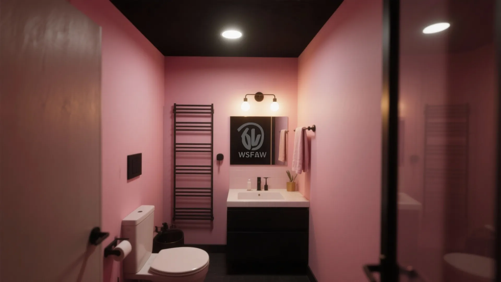 10. Black Ceiling for a Cozy Feel